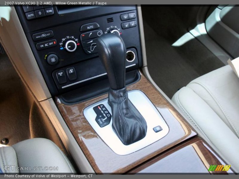 Willow Green Metallic / Taupe 2007 Volvo XC90 3.2 AWD
