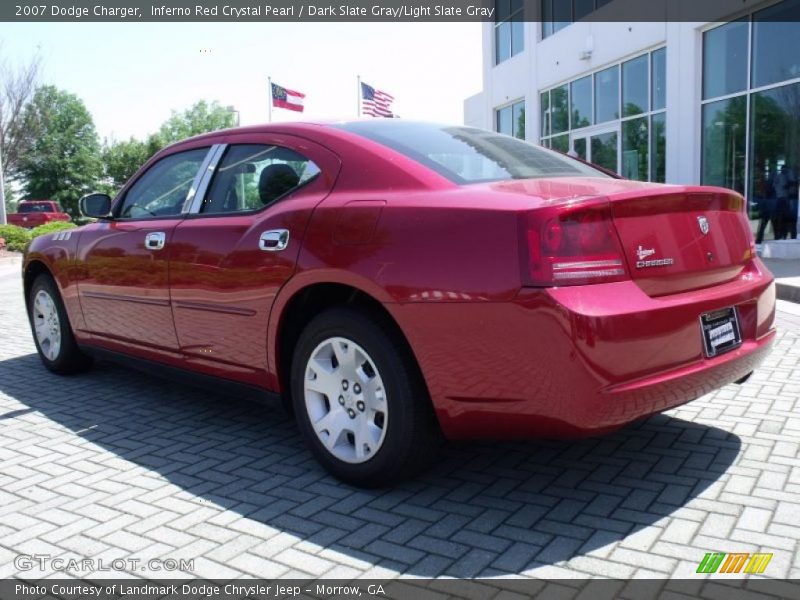 Inferno Red Crystal Pearl / Dark Slate Gray/Light Slate Gray 2007 Dodge Charger