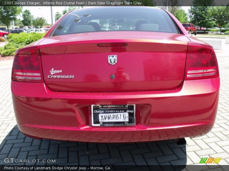 Inferno Red Crystal Pearl / Dark Slate Gray/Light Slate Gray 2007 Dodge Charger