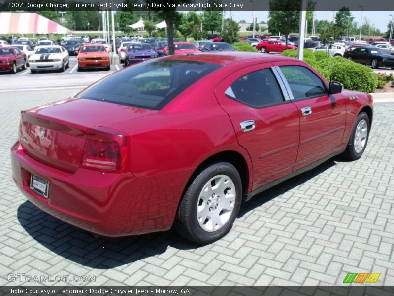 Inferno Red Crystal Pearl / Dark Slate Gray/Light Slate Gray 2007 Dodge Charger