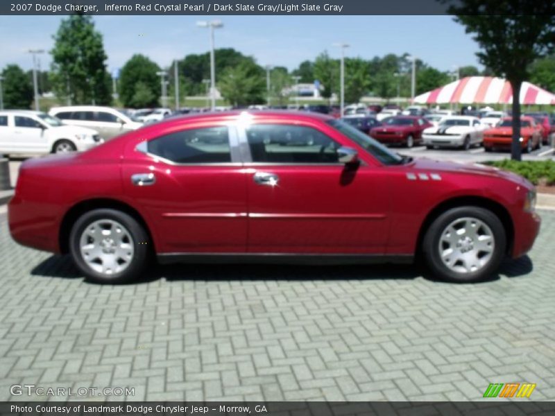 Inferno Red Crystal Pearl / Dark Slate Gray/Light Slate Gray 2007 Dodge Charger