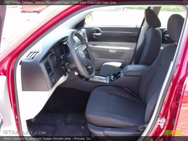 Inferno Red Crystal Pearl / Dark Slate Gray/Light Slate Gray 2007 Dodge Charger