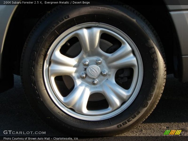Evergreen Metallic / Desert Beige 2006 Subaru Forester 2.5 X