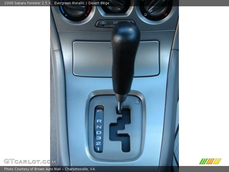Evergreen Metallic / Desert Beige 2006 Subaru Forester 2.5 X