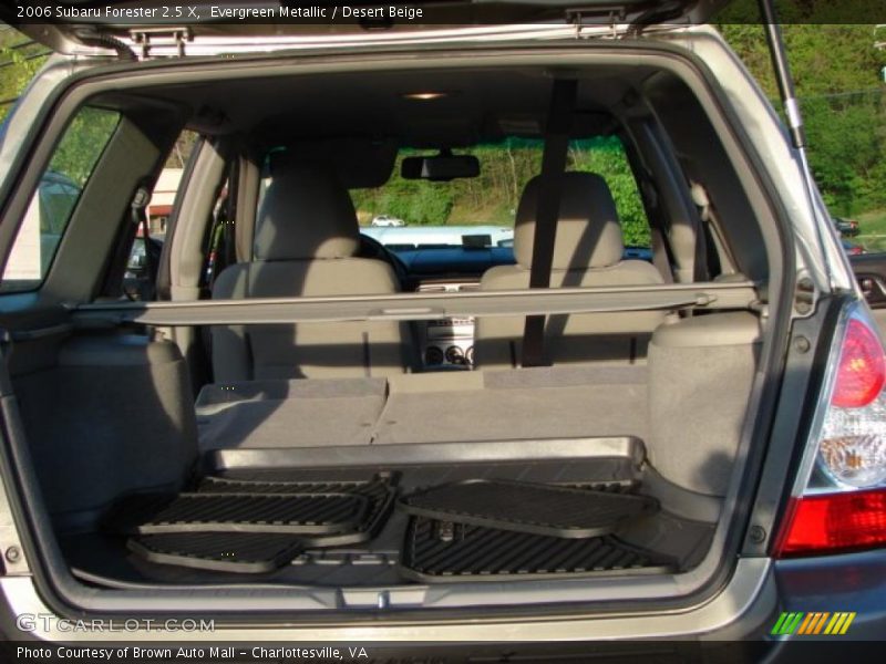 Evergreen Metallic / Desert Beige 2006 Subaru Forester 2.5 X
