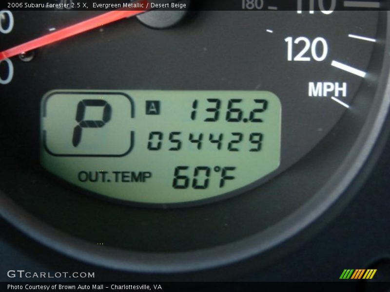Evergreen Metallic / Desert Beige 2006 Subaru Forester 2.5 X