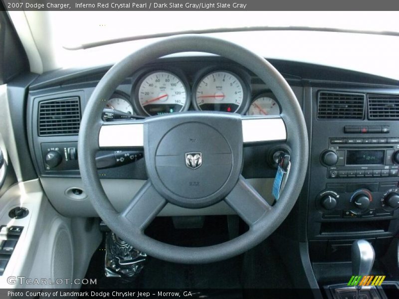 Inferno Red Crystal Pearl / Dark Slate Gray/Light Slate Gray 2007 Dodge Charger