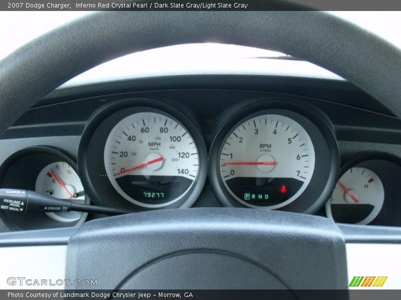 Inferno Red Crystal Pearl / Dark Slate Gray/Light Slate Gray 2007 Dodge Charger