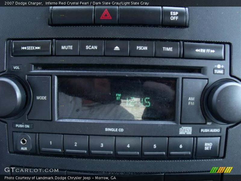 Inferno Red Crystal Pearl / Dark Slate Gray/Light Slate Gray 2007 Dodge Charger