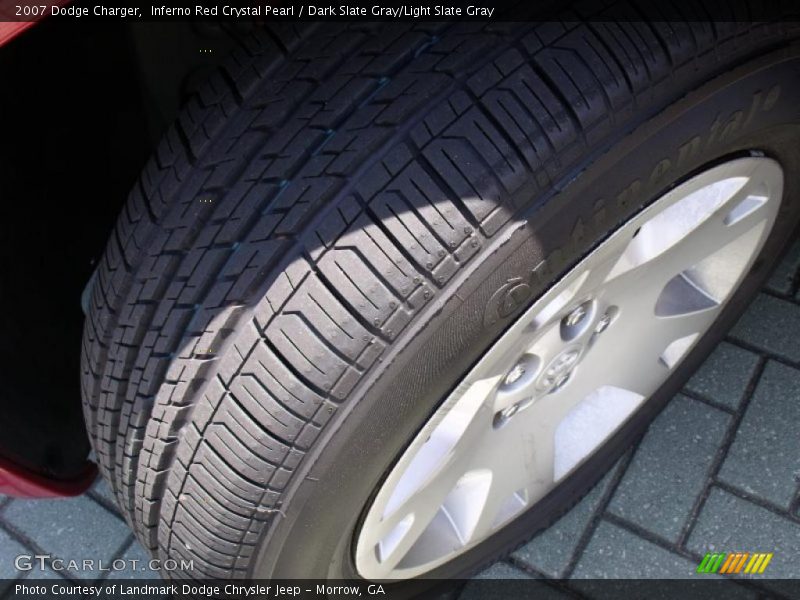 Inferno Red Crystal Pearl / Dark Slate Gray/Light Slate Gray 2007 Dodge Charger