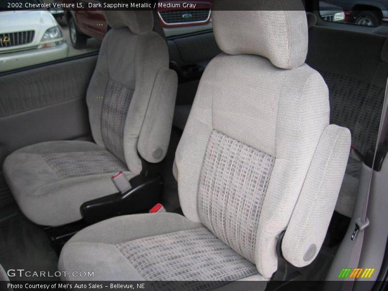 Dark Sapphire Metallic / Medium Gray 2002 Chevrolet Venture LS