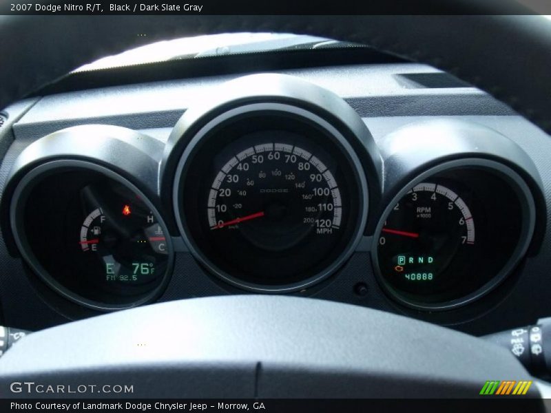Black / Dark Slate Gray 2007 Dodge Nitro R/T