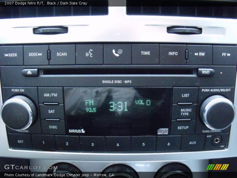 Black / Dark Slate Gray 2007 Dodge Nitro R/T