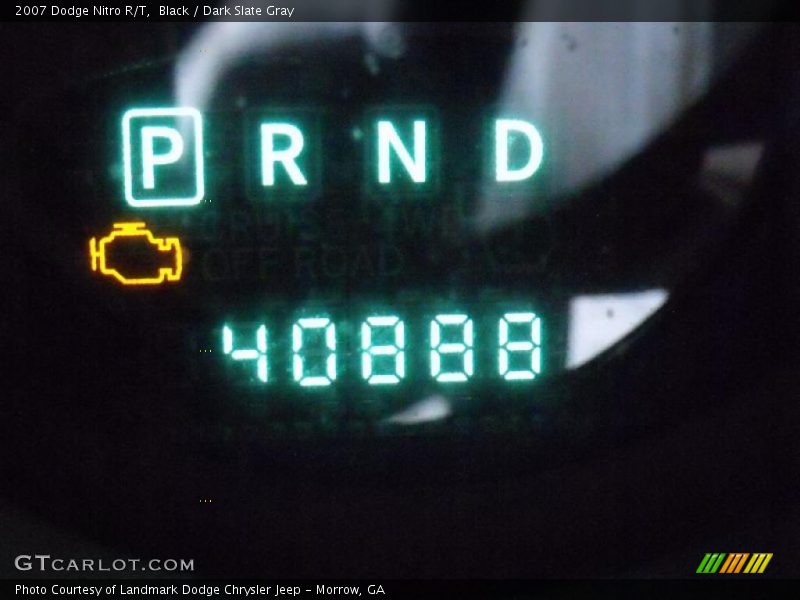 Black / Dark Slate Gray 2007 Dodge Nitro R/T