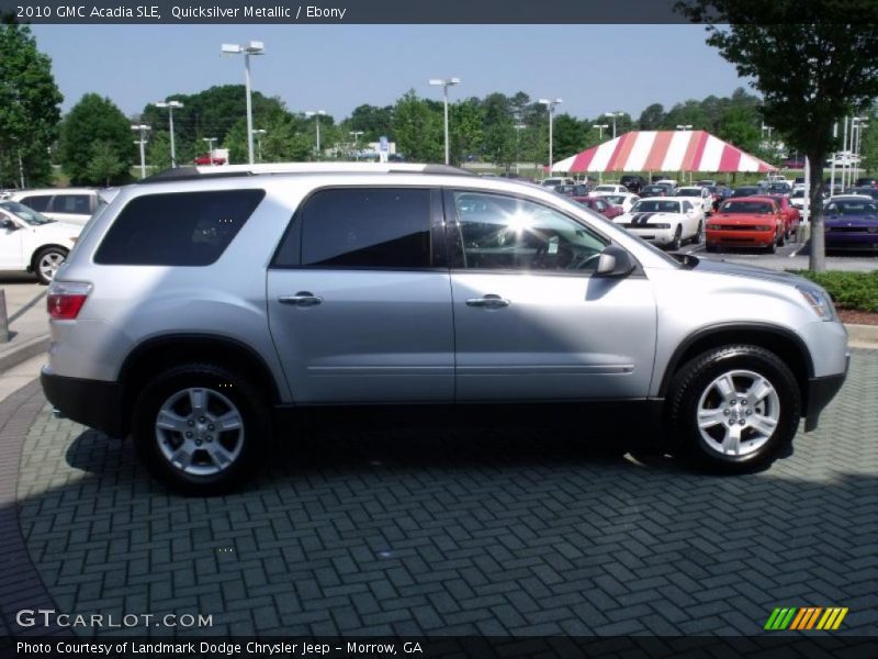 Quicksilver Metallic / Ebony 2010 GMC Acadia SLE