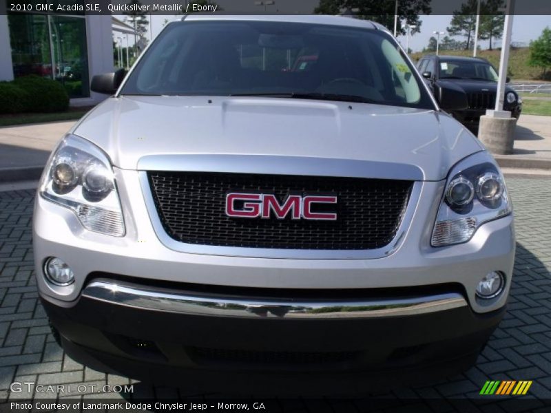 Quicksilver Metallic / Ebony 2010 GMC Acadia SLE