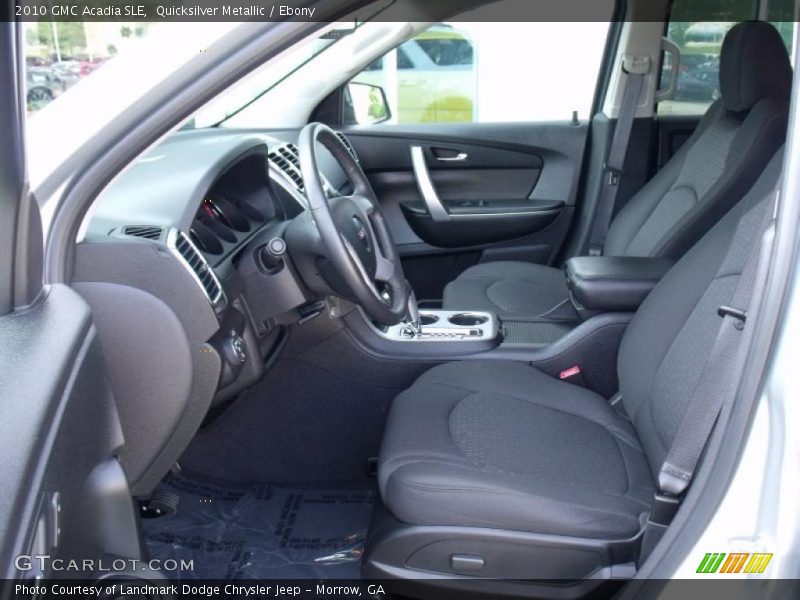Quicksilver Metallic / Ebony 2010 GMC Acadia SLE