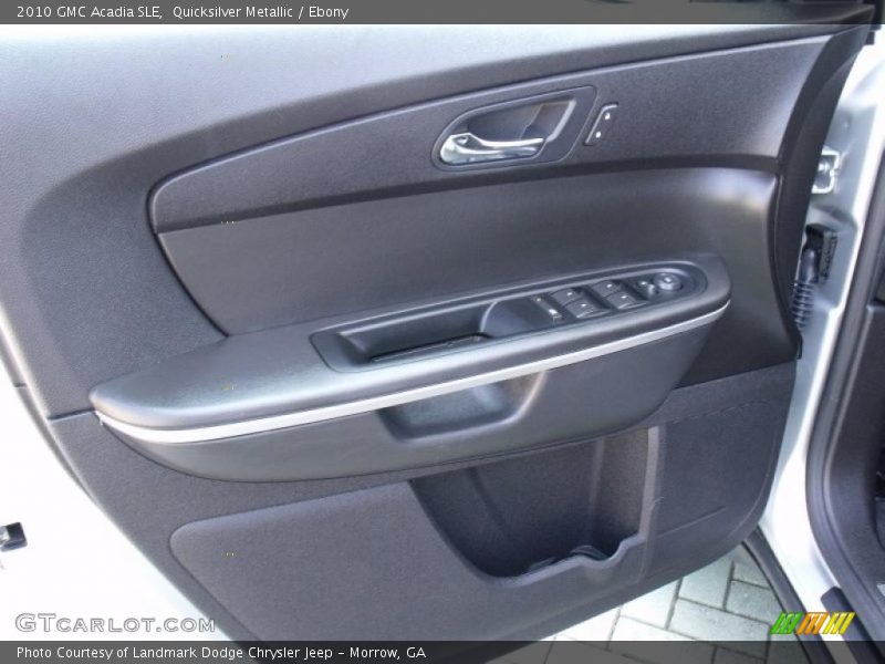 Quicksilver Metallic / Ebony 2010 GMC Acadia SLE