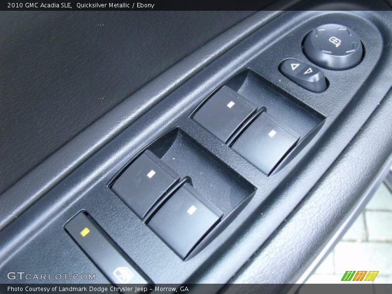 Quicksilver Metallic / Ebony 2010 GMC Acadia SLE