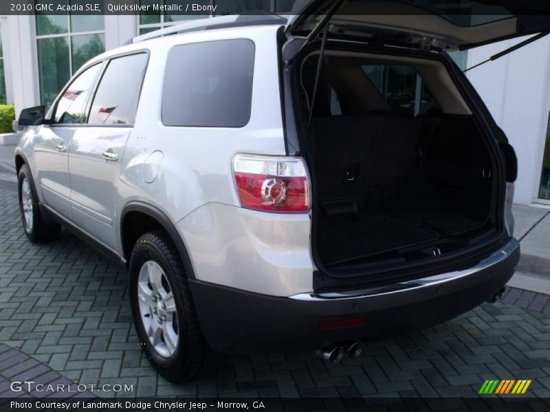 Quicksilver Metallic / Ebony 2010 GMC Acadia SLE