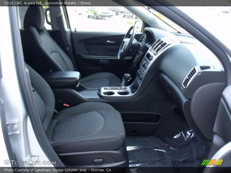 Quicksilver Metallic / Ebony 2010 GMC Acadia SLE