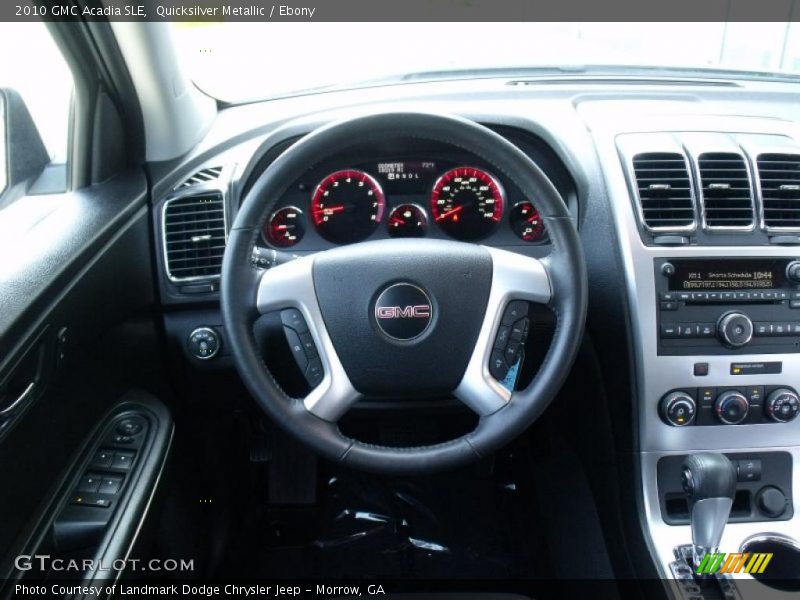 Quicksilver Metallic / Ebony 2010 GMC Acadia SLE