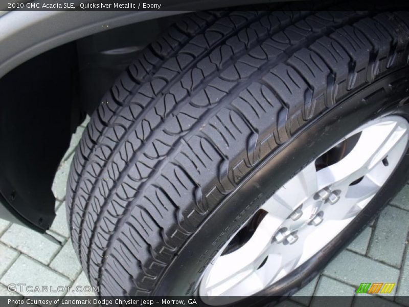 Quicksilver Metallic / Ebony 2010 GMC Acadia SLE
