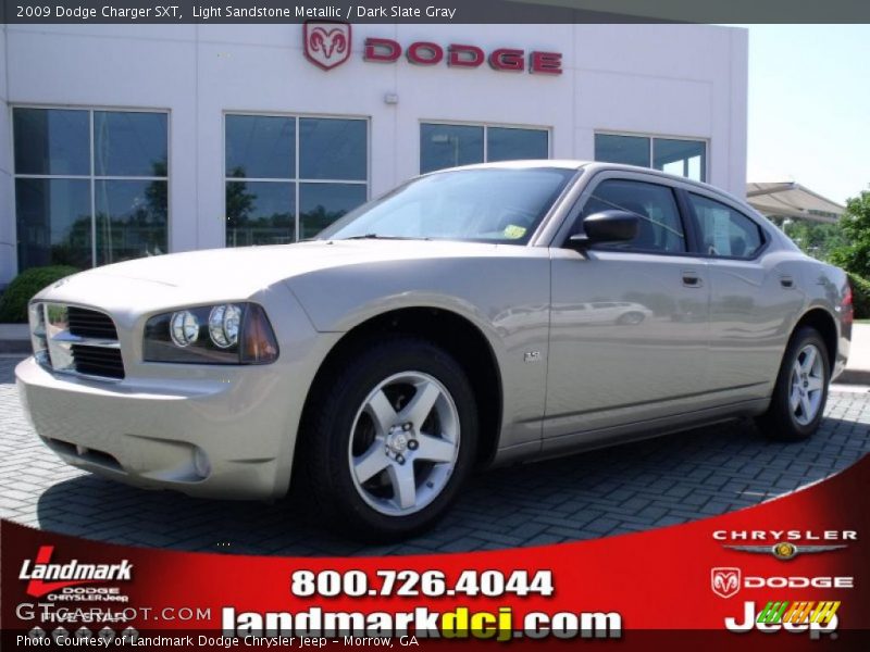 Light Sandstone Metallic / Dark Slate Gray 2009 Dodge Charger SXT