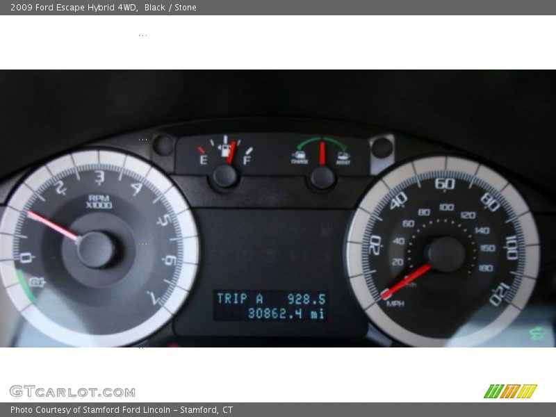 Black / Stone 2009 Ford Escape Hybrid 4WD
