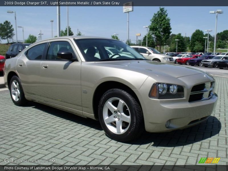 Light Sandstone Metallic / Dark Slate Gray 2009 Dodge Charger SXT