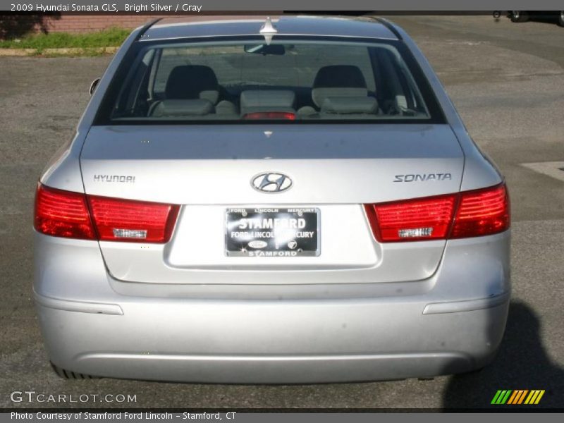 Bright Silver / Gray 2009 Hyundai Sonata GLS