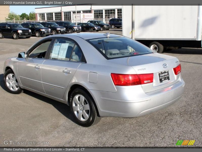 Bright Silver / Gray 2009 Hyundai Sonata GLS