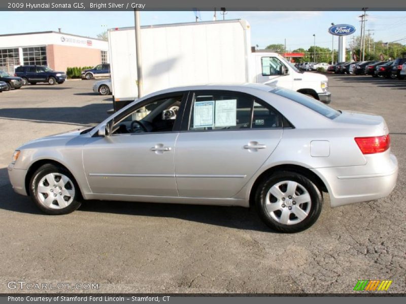Bright Silver / Gray 2009 Hyundai Sonata GLS