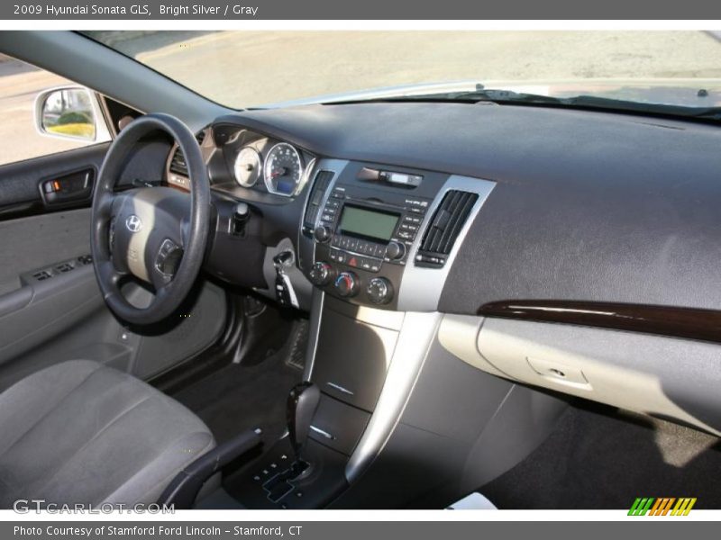 Bright Silver / Gray 2009 Hyundai Sonata GLS
