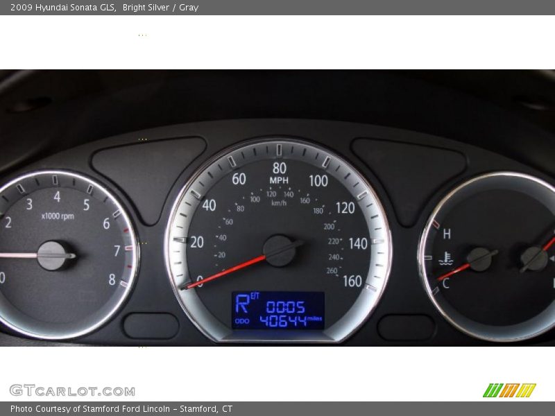 Bright Silver / Gray 2009 Hyundai Sonata GLS