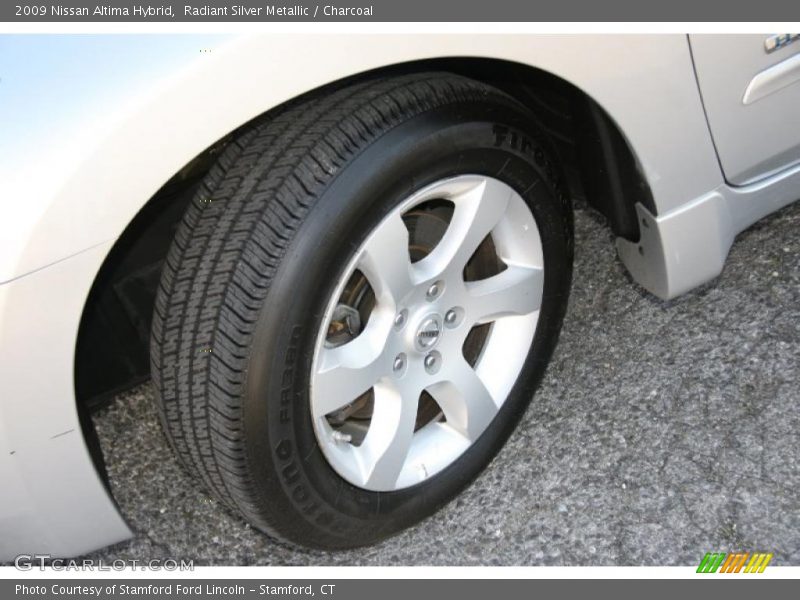 Radiant Silver Metallic / Charcoal 2009 Nissan Altima Hybrid