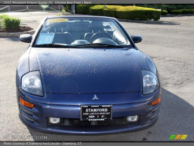Chrome Blue Pearl / Black 2002 Mitsubishi Eclipse Spyder GS