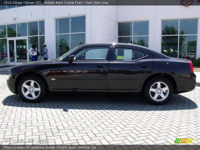 Brilliant Black Crystal Pearl / Dark Slate Gray 2010 Dodge Charger SXT