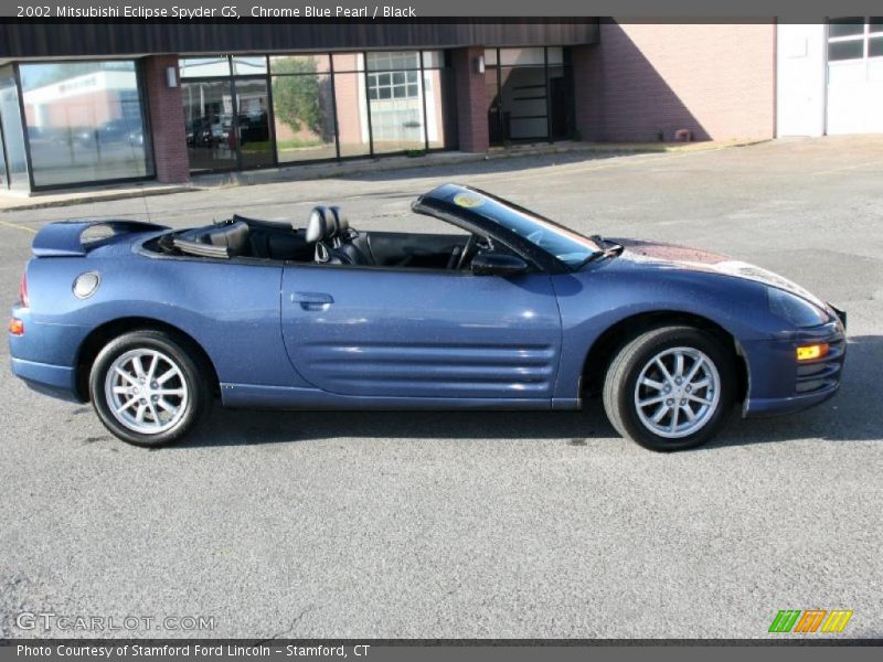 Chrome Blue Pearl / Black 2002 Mitsubishi Eclipse Spyder GS