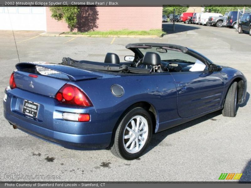 Chrome Blue Pearl / Black 2002 Mitsubishi Eclipse Spyder GS