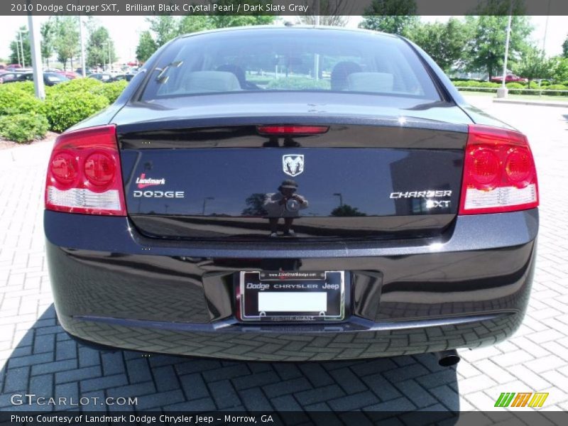 Brilliant Black Crystal Pearl / Dark Slate Gray 2010 Dodge Charger SXT