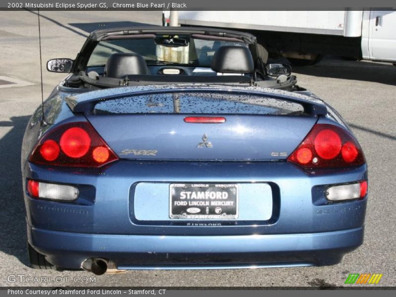 Chrome Blue Pearl / Black 2002 Mitsubishi Eclipse Spyder GS