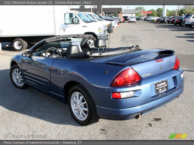 Chrome Blue Pearl / Black 2002 Mitsubishi Eclipse Spyder GS