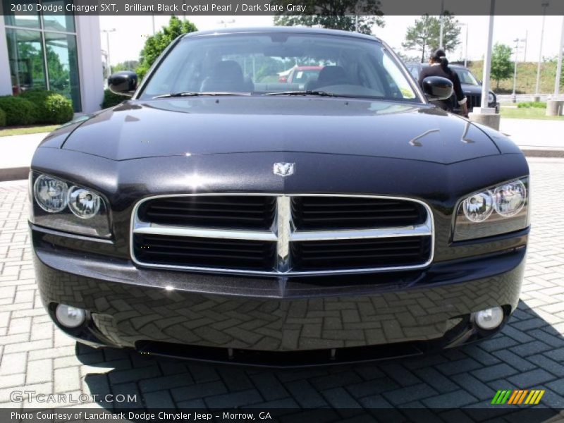 Brilliant Black Crystal Pearl / Dark Slate Gray 2010 Dodge Charger SXT