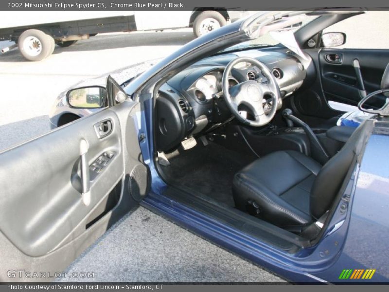 Chrome Blue Pearl / Black 2002 Mitsubishi Eclipse Spyder GS