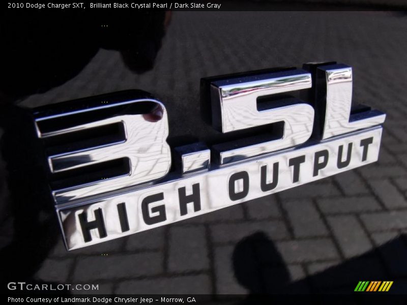 Brilliant Black Crystal Pearl / Dark Slate Gray 2010 Dodge Charger SXT