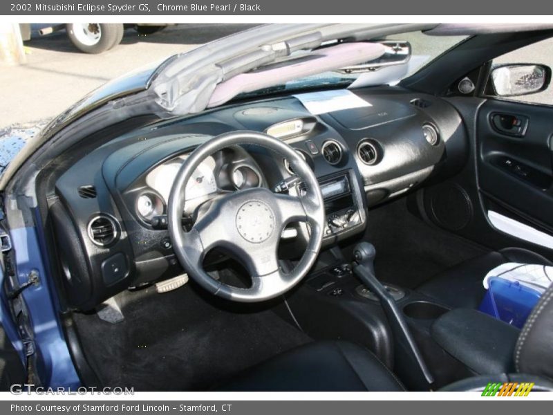 Chrome Blue Pearl / Black 2002 Mitsubishi Eclipse Spyder GS