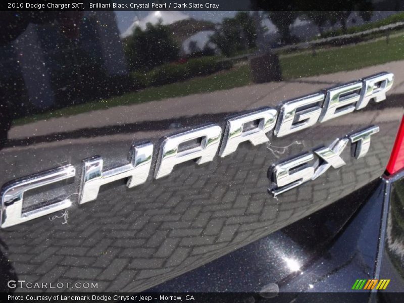 Brilliant Black Crystal Pearl / Dark Slate Gray 2010 Dodge Charger SXT