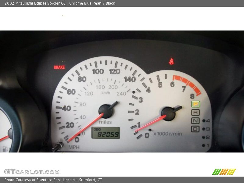 Chrome Blue Pearl / Black 2002 Mitsubishi Eclipse Spyder GS