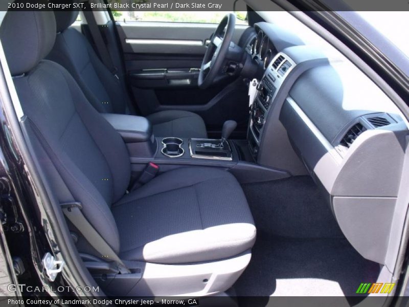 Brilliant Black Crystal Pearl / Dark Slate Gray 2010 Dodge Charger SXT